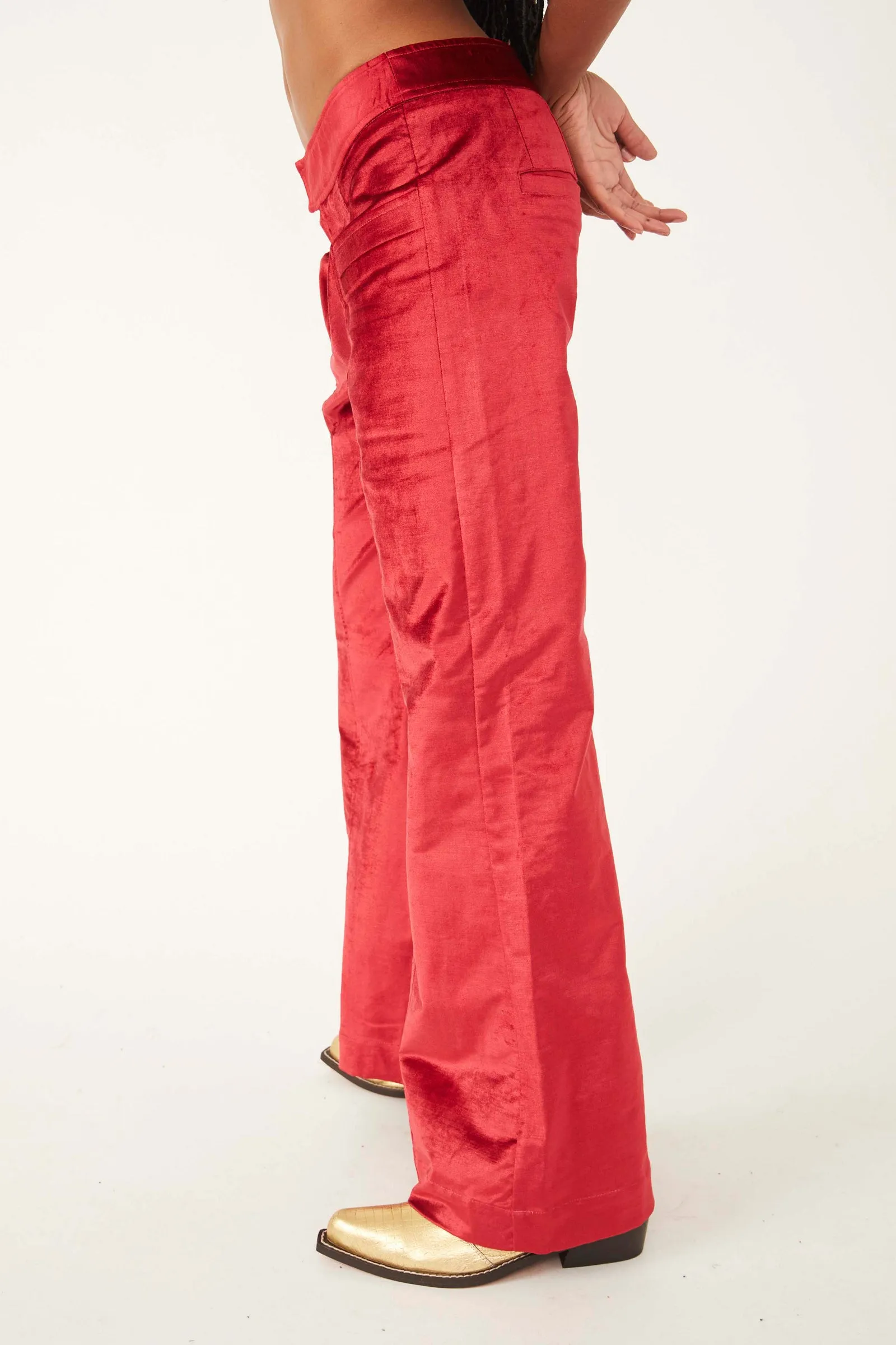 Walk With You Velvet Trouser