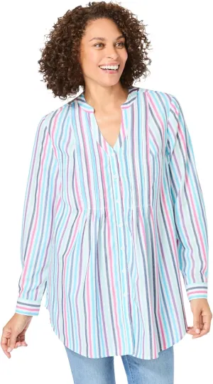 Woman Within Plus Size Perfect Pintuck Tunic