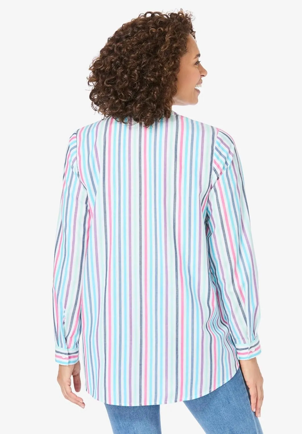 Woman Within Plus Size Perfect Pintuck Tunic