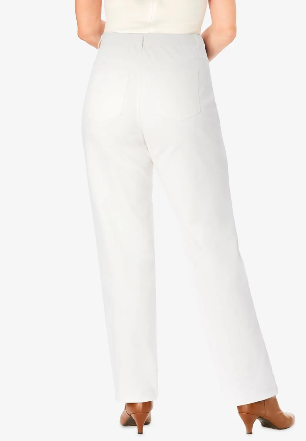 Woman Within Plus Size Perfect Relaxed Cotton Denim Jean
