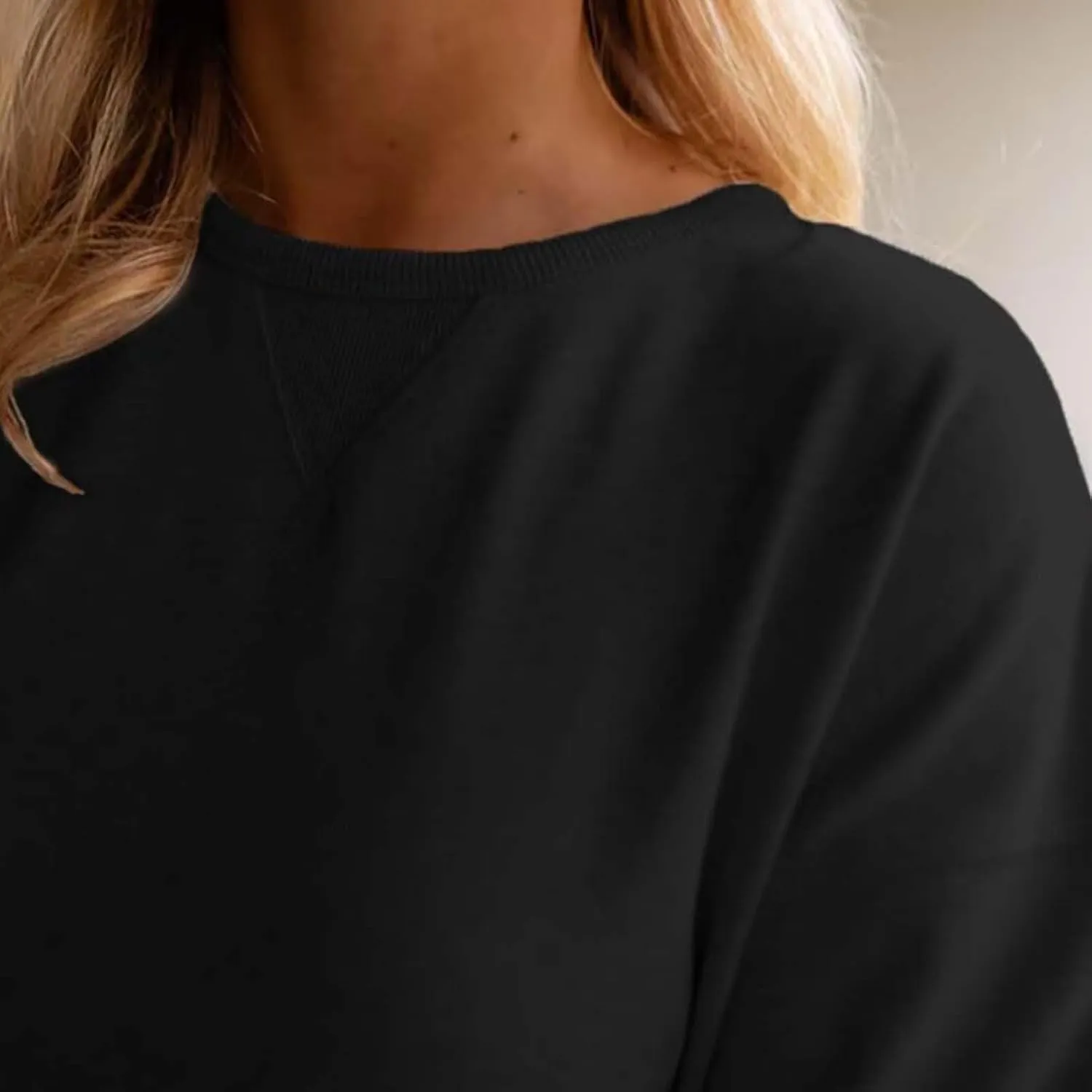 Women Sweatshirt Dress Long Sleeve Crewneck Pullover Fall Babydoll Dressy Tops Flowy Ruffled Sweatshirt Mini Dresses