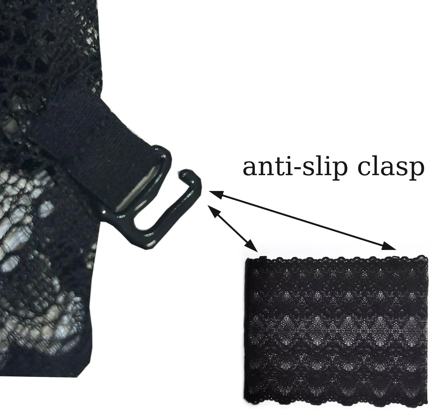 Womens Lace Cleavage Cover Lace Camisole Tops Bandeau Bra Anti Peep Invisible Overlay Modesty Panel Vest