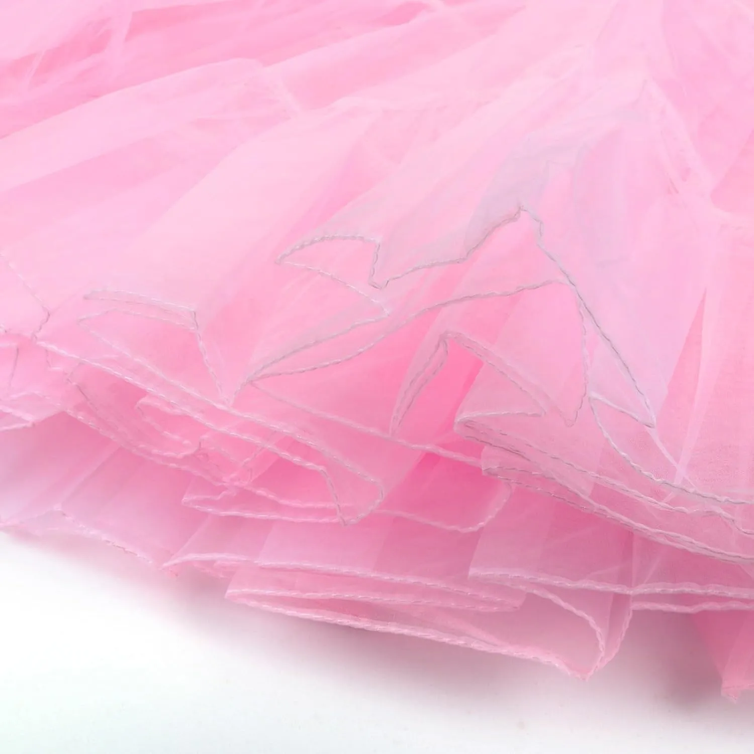 Women's Petticoat Skirt Layered Ballet Tulle Pettiskirts Tulle Midi Knee Length Skirt Dress Puffy Tutu Skirt