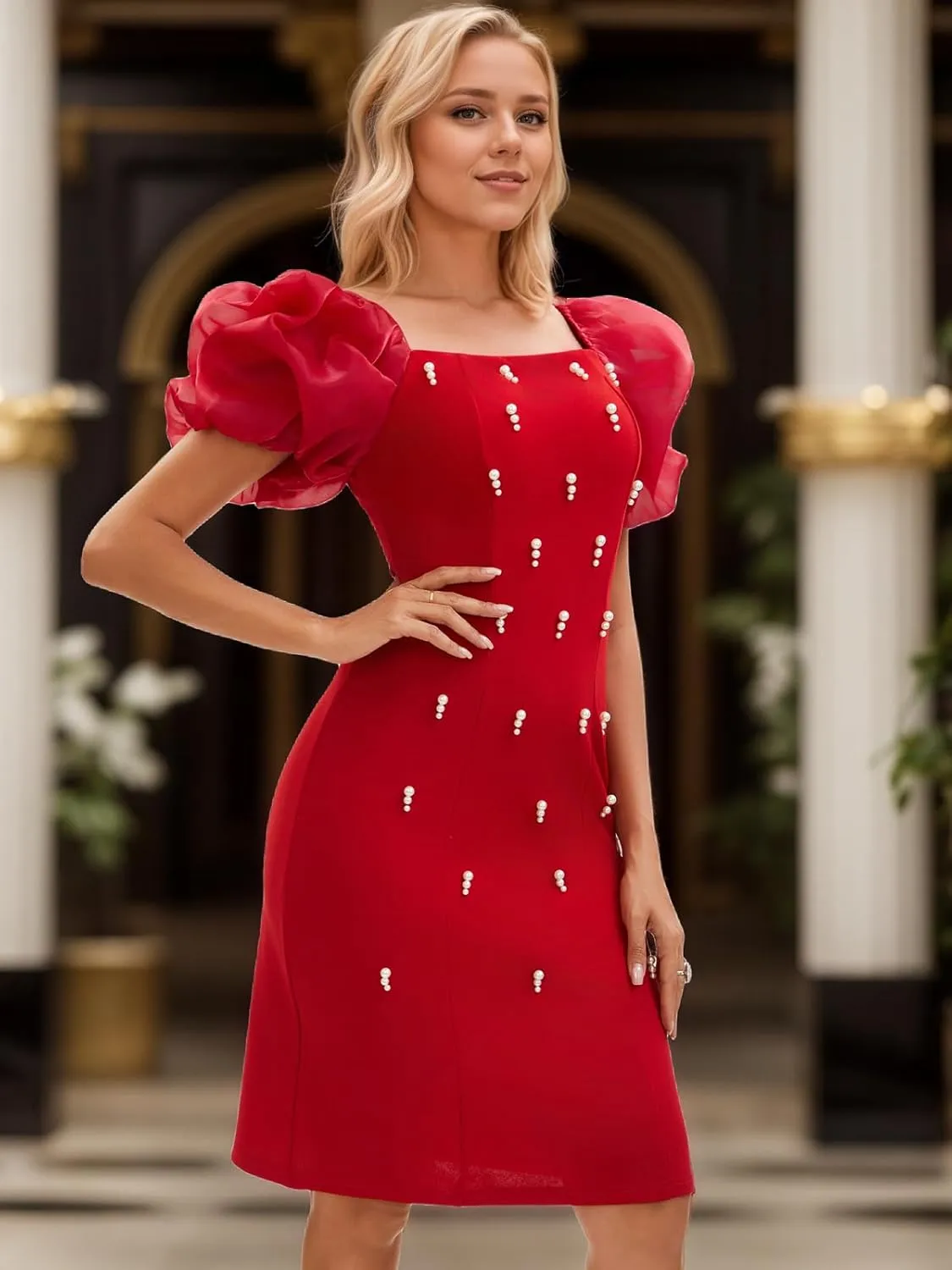 Women's Summer Club & Night Out Dresses Elegant Evening Party Cocktail Sexy Ruched Prom Wedding Guest Maxi Dress