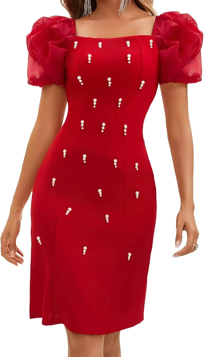 Women's Summer Club & Night Out Dresses Elegant Evening Party Cocktail Sexy Ruched Prom Wedding Guest Maxi Dress
