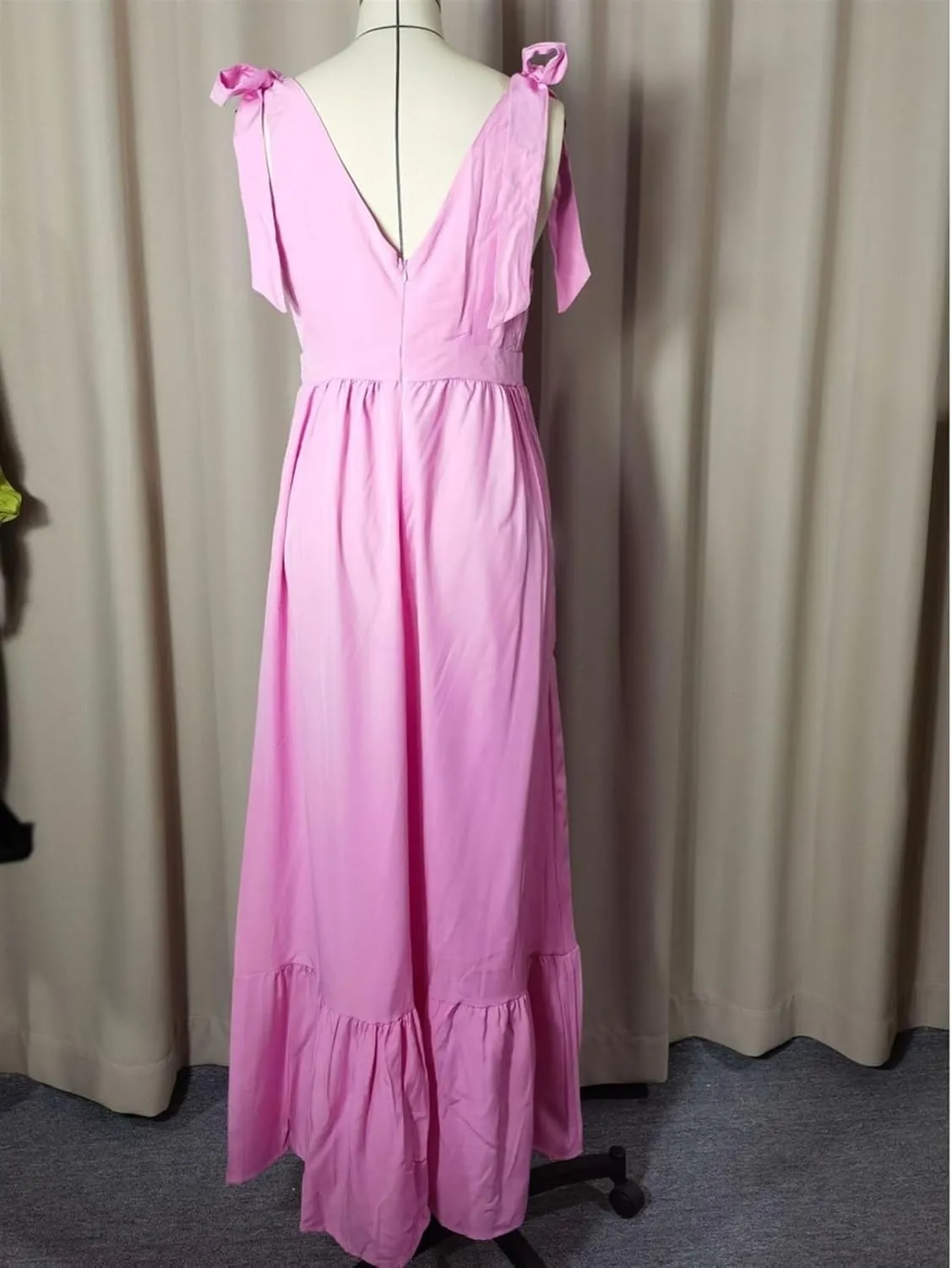 Womens Summer Sleeveless Maxi Dresses Casual Beach Smocked Tiered Long Dress Sundresses