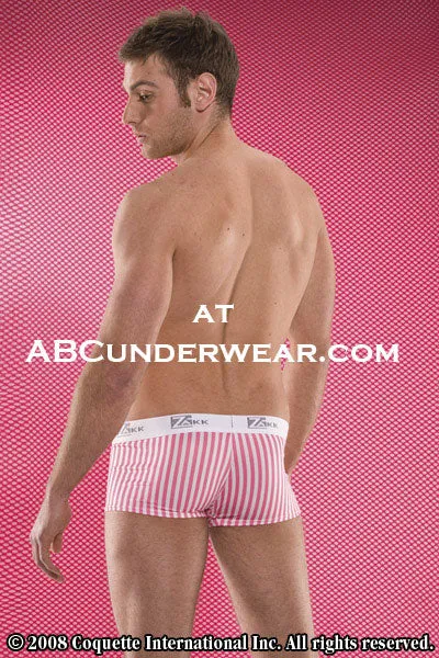 Zakk Pink Pinstripe Boxer Briefs - XL - Clearance